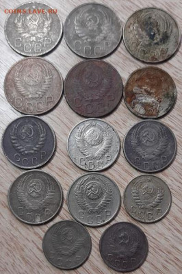 20 коп. 1936,46(2шт),Ю49,52; 15 коп. 1946(2шт.),48,53-55 - IMG-0f003ed03f3b63ea8357c102f7aa4644-V