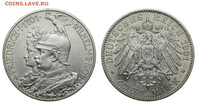 Пруссия. 2 марки 1901 г. Династия. До 26.02.20. - DSH_7101.JPG