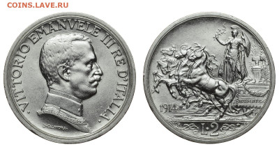 Италия. 2 лиры 1914 г. До 26.02.20. - DSH_7115.JPG