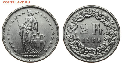 Швейцария. 2 франка 1965 г. До 26.02.20. - DSH_7147.JPG