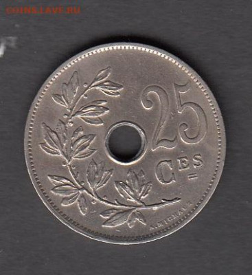 Бельгия 1927 25 сантимов до 01 03 - 76