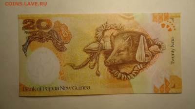 ПАПУА НОВАЯ ГВИНЕЯ 20 КИНА 2008 UNC ЮБИЛЕЙНАЯ - DSC06661.JPG