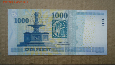 ВЕНГРИЯ 1000 ФОРИНТОВ 2010 UNC - DSC08345.JPG
