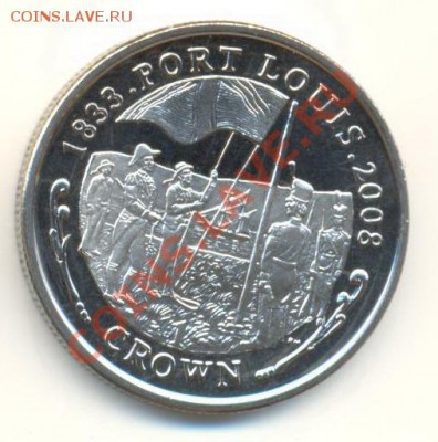 Фолклендские острова, 1 крона, до 26-08-2011 22-01 мск - Фолкленды 1-2008 ПортЛуис