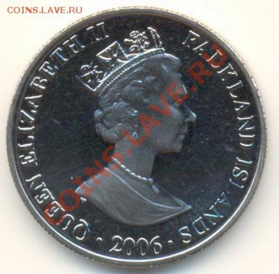 Фолклендские острова, 1 крона, до 26-08-2011 22-01 мск - Фолкленды 1-2006 Нельсон 1