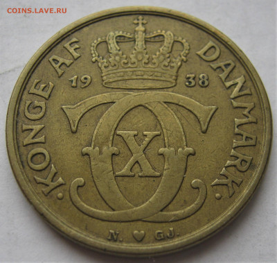 ДАНИЯ 1 крона 1938. НЕЧАСТАЯ. ХОРОШАЯ. 03.03.2020 - 057.JPG