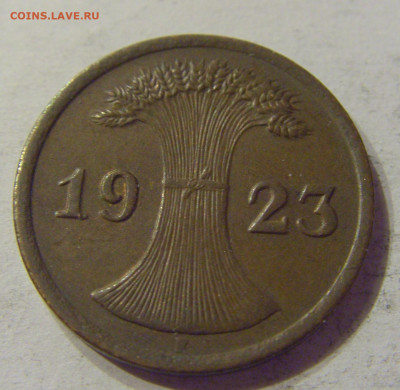 2 пфеннига 1923 F Германия №1 03.03.2020 22:00 МСК - CIMG9842.JPG