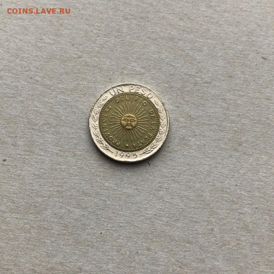 Аргентина 1 песо 1995  БИМ,до 28.02. - ionklr78bMg