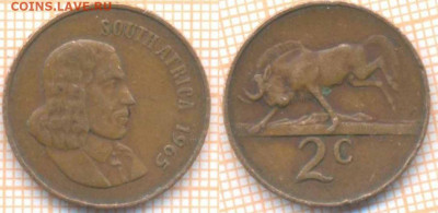 ЮАР 2 цента 1965 г., до 04.03.2020 г. 22.00 по Москве - ЮАР 2 цента 1965 7971