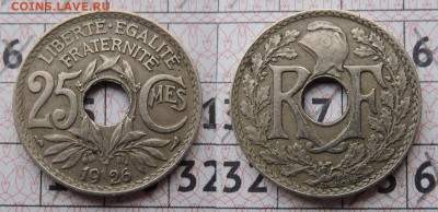 Франция 25 сантимов 1926 до 3.03 - Франция 25с_1926
