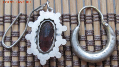 Серьга 2 шт. серебро окон. 02.03.2020 г. 22-00 МСК. - 444