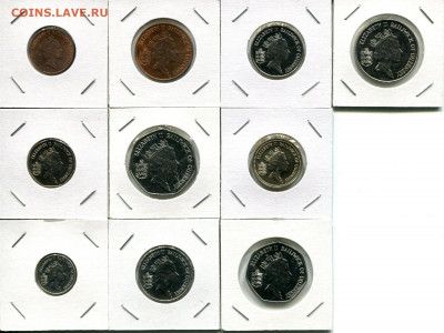 Гернси подборка 1п-1Ф 1985-1997 до 02.03.20 22-00 мск - Guernsey 1985+a