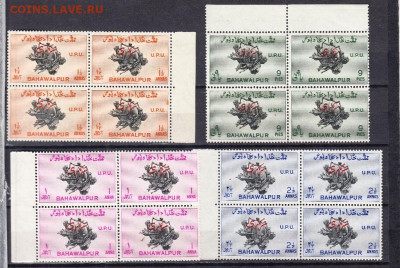 BAHAWALHUR 1949 ВПС 4м** надпечатка кварты до 04 03 - 51а