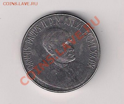 Ватикан 100 лир 1989 Пеликан в UNC до 27.08.11 - 100пелик-2