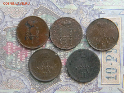 1 копейка 1853,1854,1858,1860,1866 до 2.03 в 22.00 по Москве - Изображение 7815