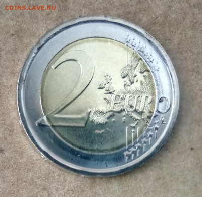 2 Евро Юбилейка Мальта 2015 до 02.03.20 22.00 - мальта 2015 аверс