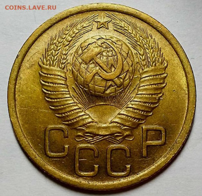 3 копейки 1946, 48, 49, 55, 56 и 57 гг. Штемпельный блеск. - 20200229_223753