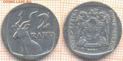 ЮАР 2 ранда 1991 г., до  06.03.2020 г. 22.00 по Москве - ЮАР 2 ранда 1991 133