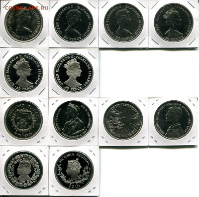 Фолкленды 50п разные по ФИКСу до 04.03.20 22-00 мск - Falkland 50p dif5