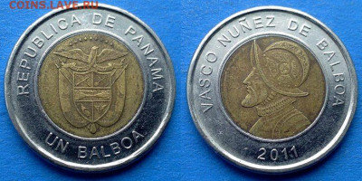 Панама - 1 бальбоа 2011 года (БИМ) до 7.03 - Панама 1 бальбоа, 2011