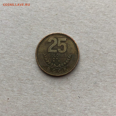 Коста-Рика 25 колонов,до 03.03. - H_ztVVMeSog