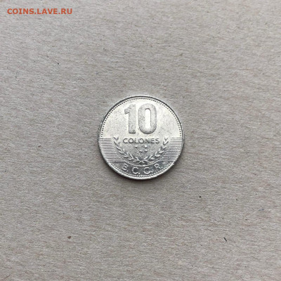 Коста-Рика 10 колонов,до 03.03. - YWpH5wnloPA