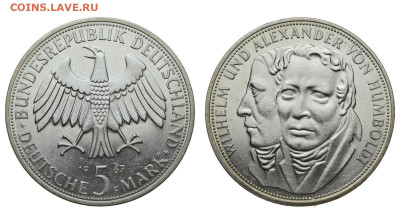 ФРГ. 5 марок 1967 г. Гумбольдт. До 04.03.20. - DSH_7530.JPG