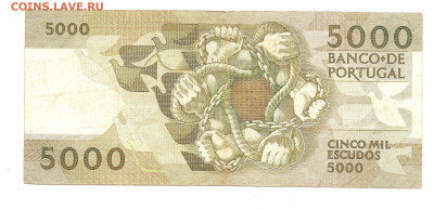 Португалия 5000 эскудо. 1989  03.03 - 111 011
