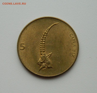 Словения 5 толаров 1992 г. (Фауна) до 05.03.20 - DSCN9885.JPG