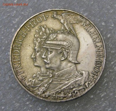 Пруссия. Вильгельм II. 5 МАРОК 1901 года. 200 лет династии - 200лет (2).JPG