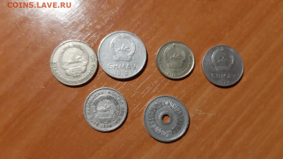 Подборка монет Монголии - 6