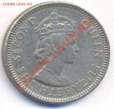 Карибские о-ва 25 центов 1965 г.До 24.08.11 г. 21-00 МСК. - Карибы 65