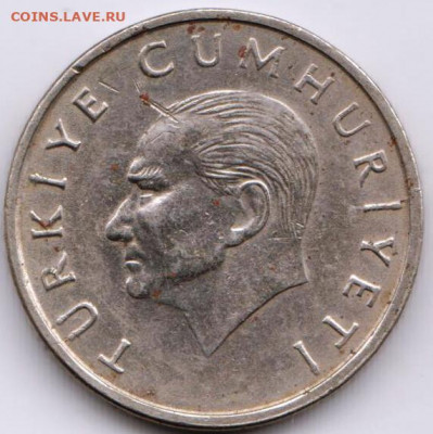 ТУРЦИЯ 10 din lira 1998 г. до 24.00 10.03.20 г. - 029