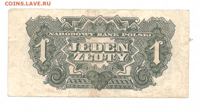 Польша 1 злотый 1944      08.03 - 111 048