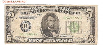 5 долларов США 1934    08.03 - 111 031