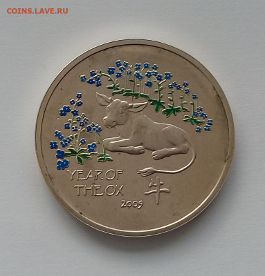 1 доллар 2008г. Год быка. остров НИУЕ до 10.03. в 22:00 - 20200211_152446