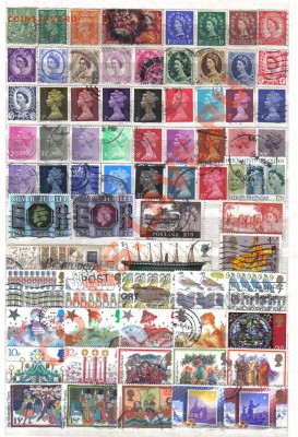 Марки Англии 200 шт до 25.08 21.00мск - Марки Англии 200 шт-1