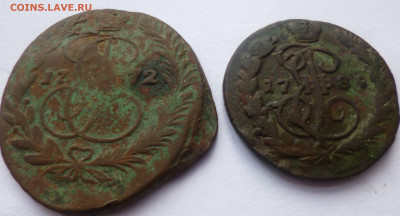 1копейка 1789г и 2копейки 1772г - фя10