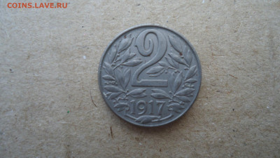 АВСТРИЯ 2 ГЕЛЛЕРА 1917 - DSC08419.JPG