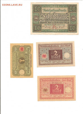 Германия 1900-1945. 73 боны. коллекция.    10.03 - 111 011