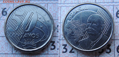 Бразилия 50 сентаво 2003 до 13.03 - Бразилия 50 сентаво