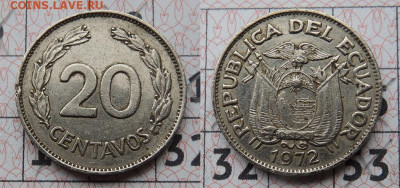 Эквадор 20 сентаво 1972 до 13.03 - Эквадор 20_1972