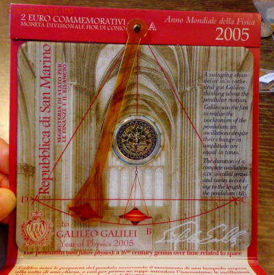 САН-МАРИНО - 2 евро ГАЛИЛЕЙ буклет до 15.03, 22.00 - Сан-Марино 2 евро Галилей буклет_2