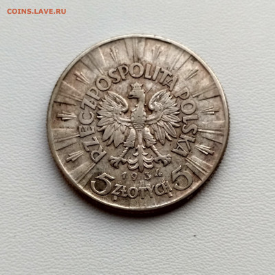 ПОЛЬША,5 злотых 1934г(Юзеф Пилсудский)до 12.03.2020г - IMG_20200229_174814_HDR