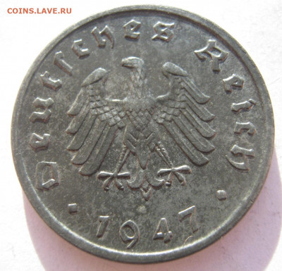Германия Оккупация союзников 10 пфеннигов 1947 F 14.03. 22:0 - IMG_7000.JPG