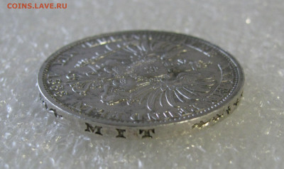 Пруссия. Вильгельм I. 1 ТАЛЕР 1866 года. Юбилейный. UNC. - 1тлр1866 (6).JPG