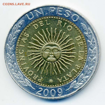 Аргентина 1 песо 2009 - Аргентина_1песо-2009_Р