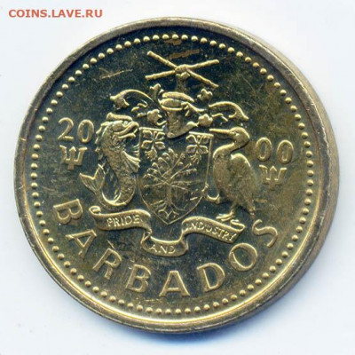 Барбадос 5 центов 2000 - Барбадос_5центов-2000_А