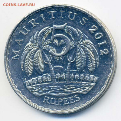 Маврикий 5 рупий 2012 - Маврикий_5рупий-2012_Р