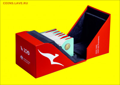 Австралия 2020 Набор 11 шт. 1 доллар 2020 Qantas Centenary - 3